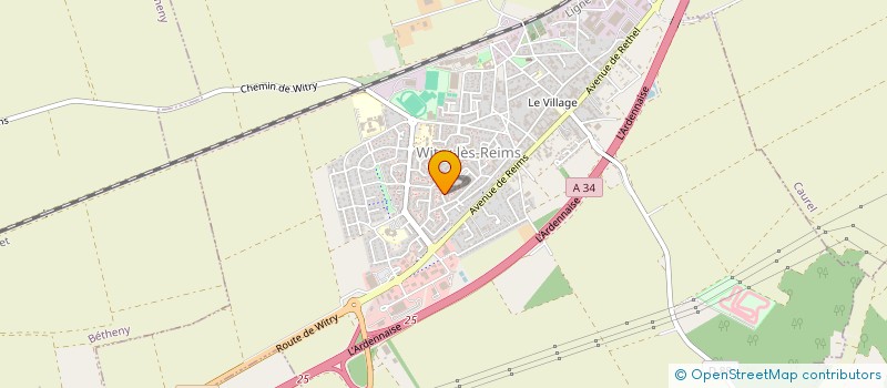 localisation de l'entreprise MADAME VIRGINIE STOLL  WITRY-LES-REIMS