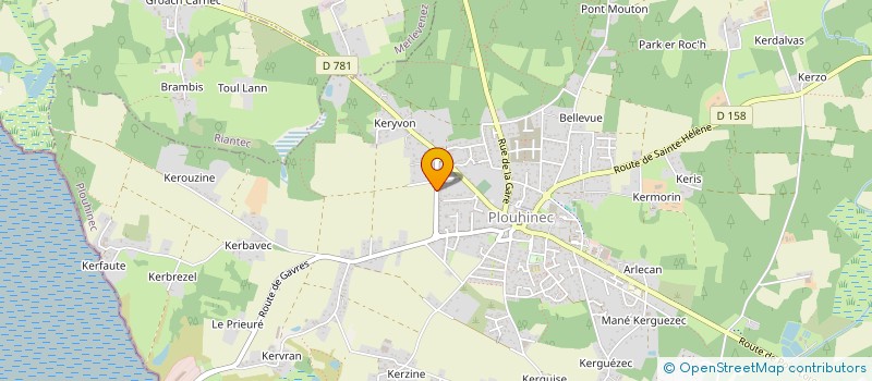 localisation de l'entreprise MADAME VIRGINIE STOUFF  PLOUHINEC