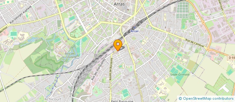 localisation de l'entreprise MADAME VIRGINIE STRAGIER à ARRAS