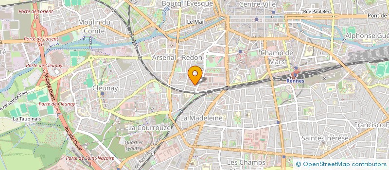 localisation de l'entreprise MADAME VIRGINIE STRAUSS  RENNES