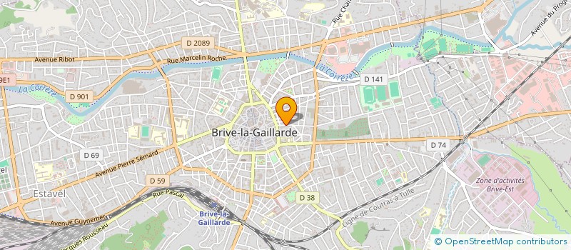 localisation de l'entreprise MADAME VIRGINIE STREBLER à BRIVE-LA-GAILLARDE