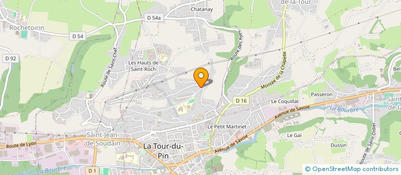 localisation de l'entreprise MADAME VIRGINIE STURACCI  LA TOUR-DU-PIN