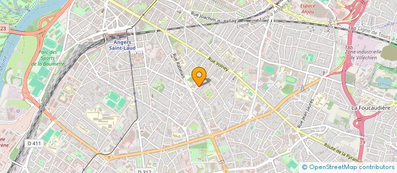 localisation de l'entreprise MADAME VIRGINIE SUIGNARD  ANGERS