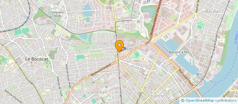 localisation de l'entreprise MADAME VIRGINIE TAFFOREAU  BORDEAUX