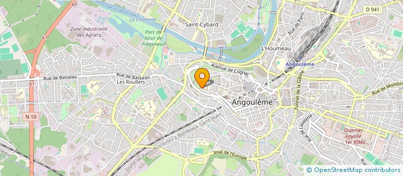localisation de l'entreprise MADAME VIRGINIE TAILLADE à ANGOULEME