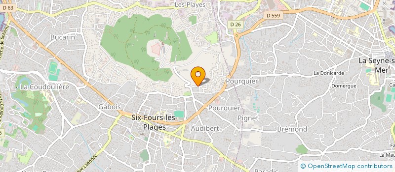 localisation de l'entreprise MADAME VIRGINIE TAMBON à SIX-FOURS-LES-PLAGES