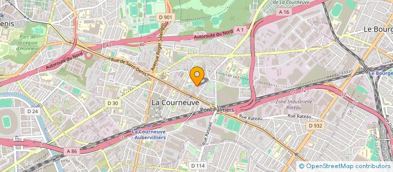 localisation de l'entreprise MADAME VIRGINIE TAN à LA COURNEUVE