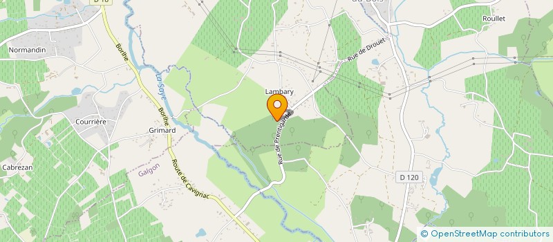 localisation de l'entreprise MADAME VIRGINIE TARAVEL  SAINT-MARTIN-DE-LAYE