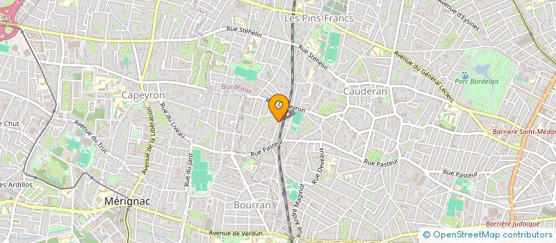 localisation de l'entreprise MADAME VIRGINIE TARIS  BORDEAUX