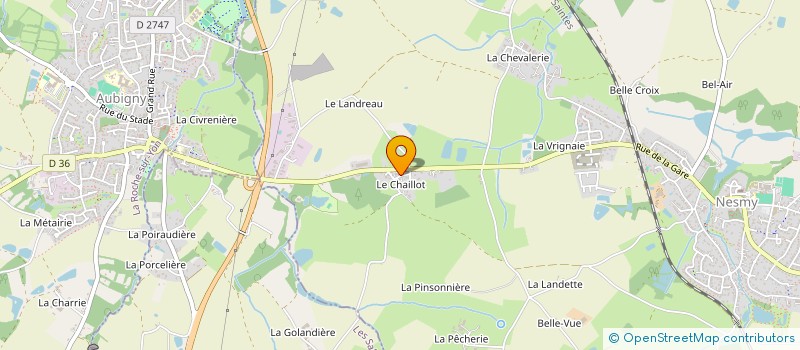 localisation de l'entreprise MADAME VIRGINIE TESSIER  NESMY