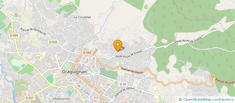 localisation de l'entreprise MADAME VIRGINIE TESSIER  DRAGUIGNAN