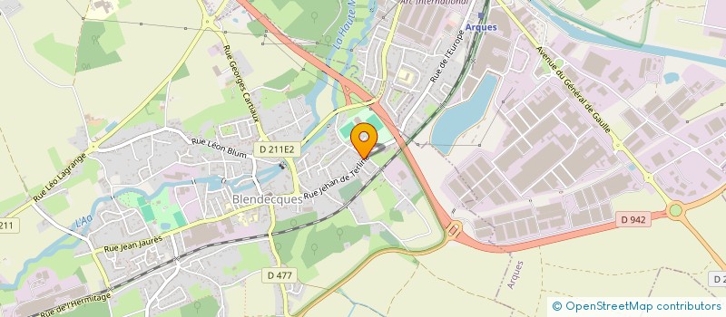 localisation de l'entreprise MADAME VIRGINIE TETART  BLENDECQUES