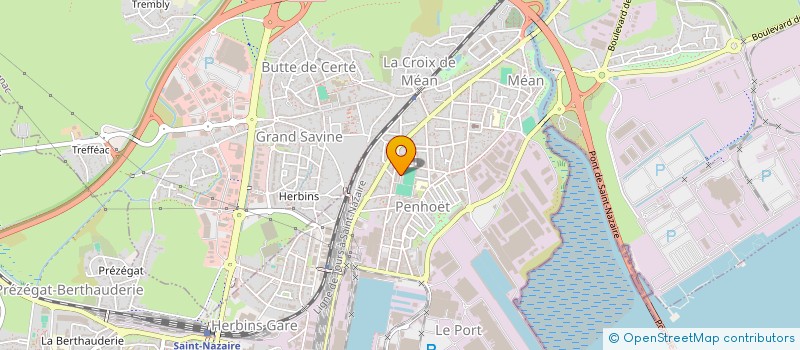 localisation de l'entreprise MADAME VIRGINIE TEXIER à SAINT-NAZAIRE