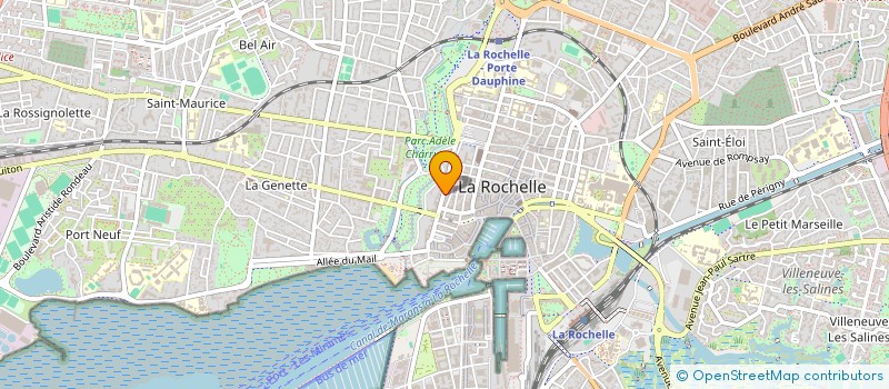 localisation de l'entreprise MADAME VIRGINIE THENAUD  LA ROCHELLE