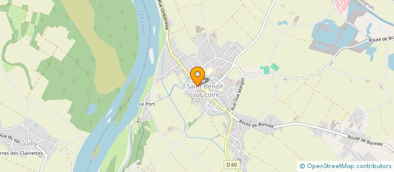 localisation de l'entreprise MADAME VIRGINIE THERESE à SAINT-BENOIT-SUR-LOIRE