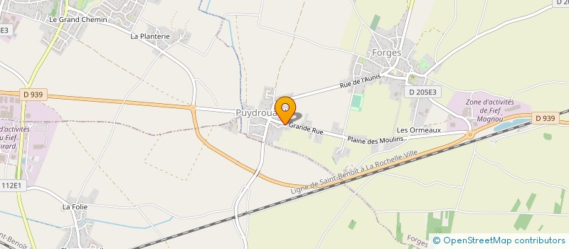 localisation de l'entreprise MADAME VIRGINIE THERET  CIRE-D'AUNIS