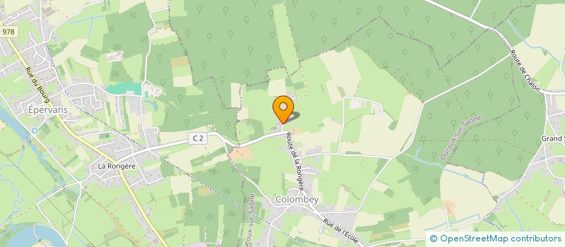 localisation de l'entreprise MADAME VIRGINIE THIAIS  OUROUX-SUR-SAONE