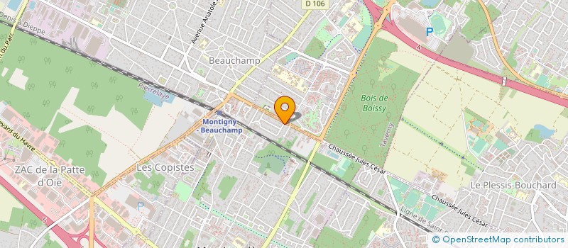 localisation de l'entreprise MADAME VIRGINIE THIRIET  BEAUCHAMP