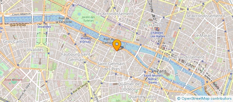 localisation de l'entreprise MADAME VIRGINIE THOMAS  PARIS