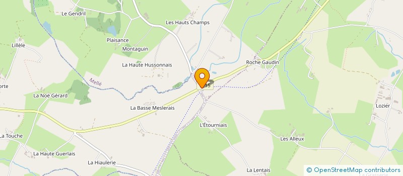 localisation de l'entreprise MADAME VIRGINIE THUIN  MELLE