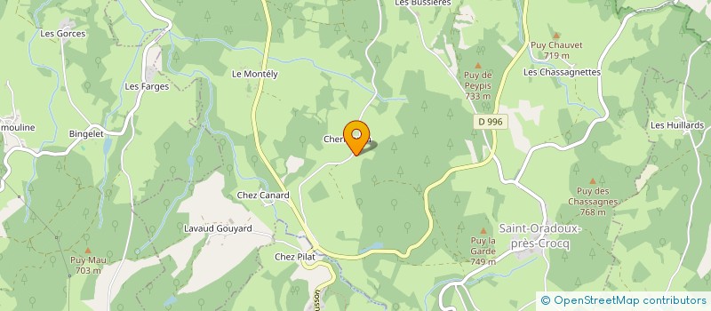 localisation de l'entreprise MADAME VIRGINIE TINGAUD à SAINT-ORADOUX-PRES-CROCQ