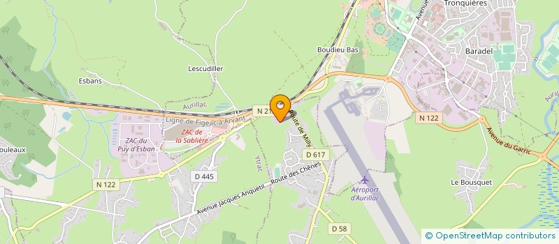 localisation de l'entreprise MADAME VIRGINIE TISSANDIER à ARPAJON-SUR-CERE