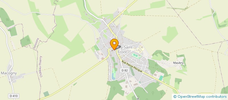 localisation de l'entreprise MADAME VIRGINIE TISSERAND  MARIZY-SAINTE-GENEVIEVE