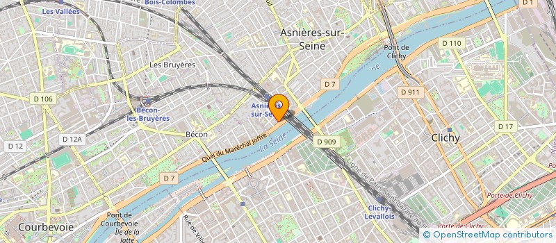 localisation de l'entreprise MADAME VIRGINIE TODISCO  ASNIERES-SUR-SEINE