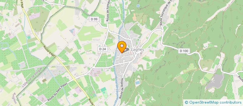 localisation de l'entreprise MADAME VIRGINIE TOPART  LAGNES