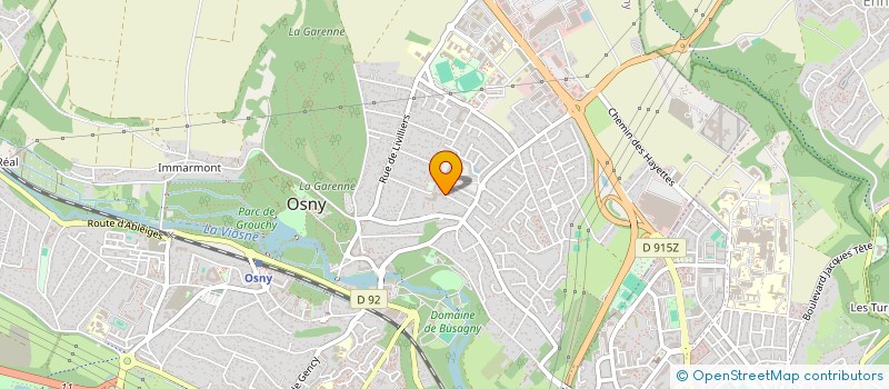 localisation de l'entreprise MADAME VIRGINIE TORO  OSNY