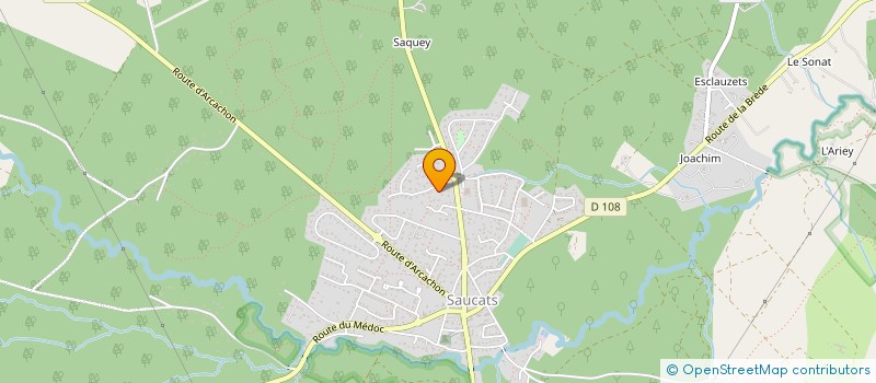 localisation de l'entreprise MADAME VIRGINIE TORRES  SAUCATS