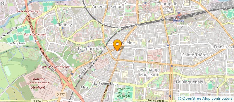 localisation de l'entreprise MADAME VIRGINIE TOSTIVINT  SAINT-JACQUES-DE-LA-LANDE