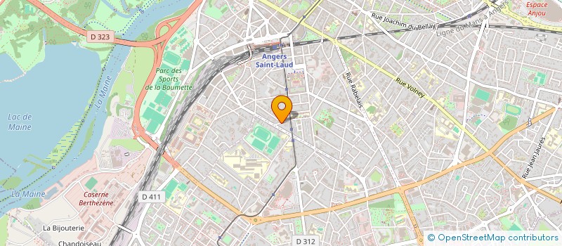 localisation de l'entreprise MADAME VIRGINIE TOUZE  ANGERS