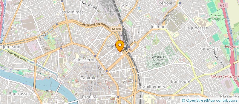 localisation de l'entreprise MADAME VIRGINIE TRABALON à TOULOUSE