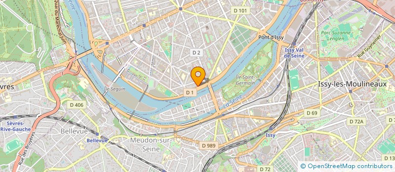 localisation de l'entreprise MADAME VIRGINIE TREILLES  BOULOGNE-BILLANCOURT