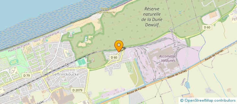 localisation de l'entreprise MADAME VIRGINIE TREMOUILLE  LEFFRINCKOUCKE