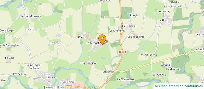 localisation de l'entreprise MADAME VIRGINIE TROCHU à JOUE-SUR-ERDRE