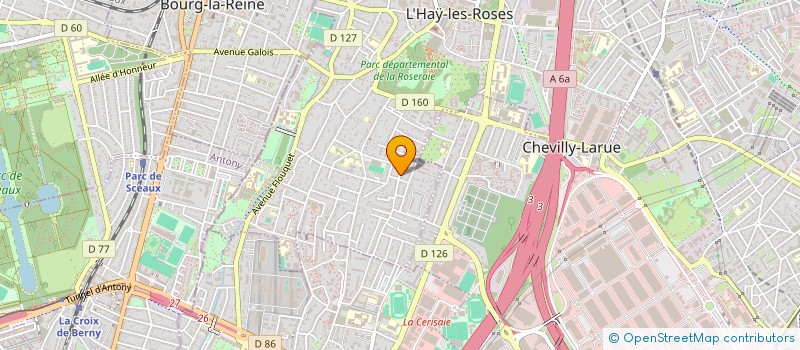 localisation de l'entreprise MADAME VIRGINIE TROHEL  L'HAY-LES-ROSES