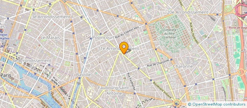 localisation de l'entreprise MADAME VIRGINIE TROUSSIER  PARIS