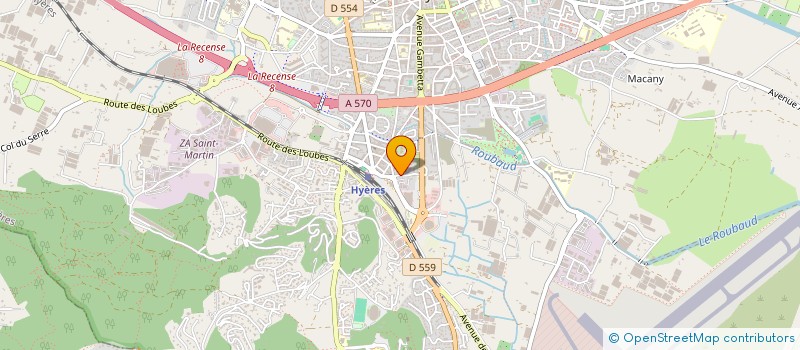 localisation de l'entreprise MADAME VIRGINIE TRUC à HYERES