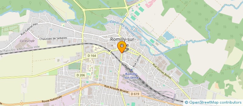 localisation de l'entreprise MADAME VIRGINIE TURQUIER à ROMILLY-SUR-SEINE