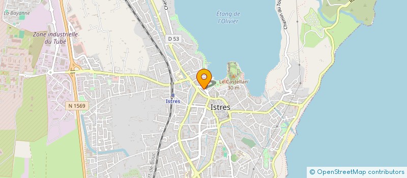 localisation de l'entreprise MADAME VIRGINIE VAILLANT  ISTRES