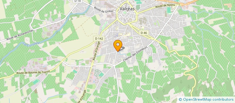 localisation de l'entreprise MADAME VIRGINIE VAILLANT à VALREAS