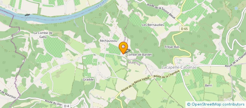 localisation de l'entreprise MADAME VIRGINIE VALDUGA  VIRE-SUR-LOT