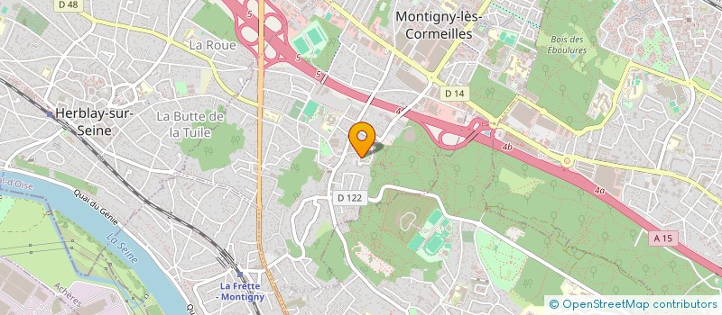 localisation de l'entreprise MADAME VIRGINIE VALLET  MONTIGNY-LES-CORMEILLES