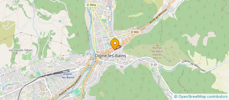 localisation de l'entreprise MADAME VIRGINIE VALLOT  DIGNE-LES-BAINS