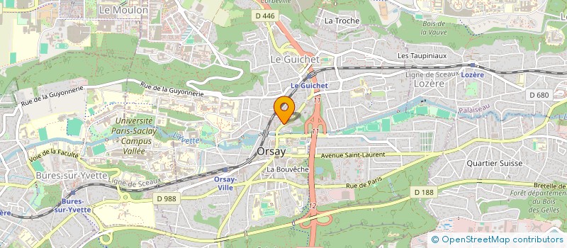 localisation de l'entreprise MADAME VIRGINIE VAN GYSEGHEM à ORSAY