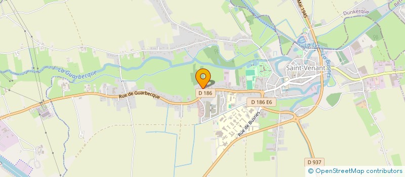 localisation de l'entreprise MADAME VIRGINIE VAN MEENEN  SAINT-VENANT