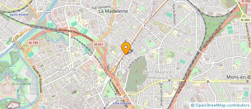 localisation de l'entreprise MADAME VIRGINIE VANBLEUS  LILLE