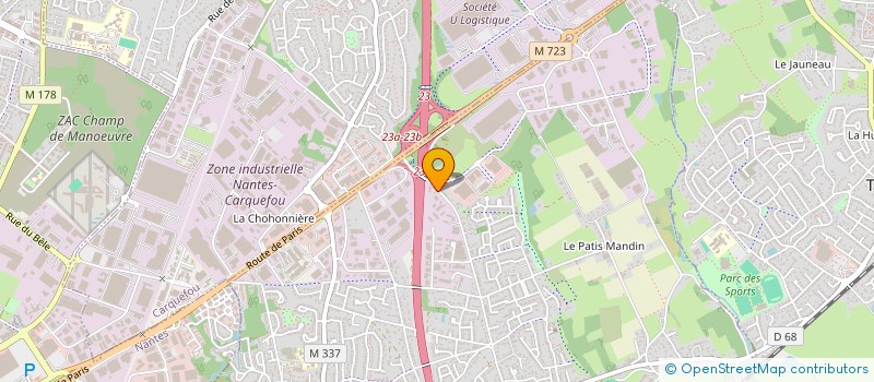 localisation de l'entreprise MADAME VIRGINIE VANDEMEULEBROUCK  SAINT-HERBLAIN